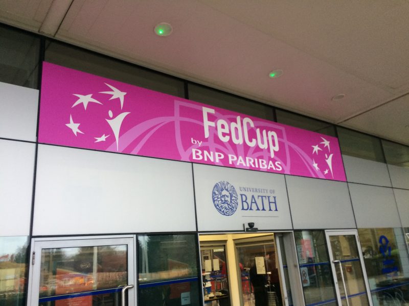 Backing the Brits in Bath – Fed Cup tennis returned to Britain