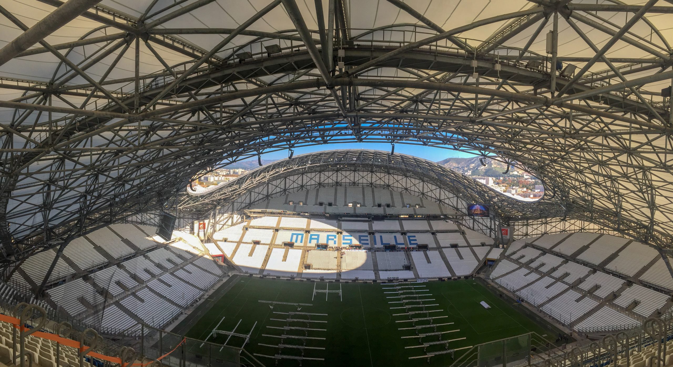 The Stade Vélodrome in Marseille, France