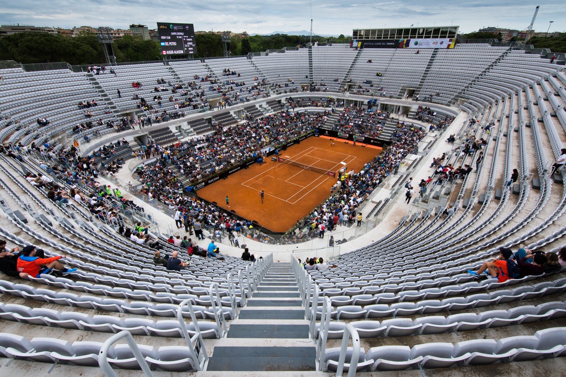 Stadio del tennis di Roma at the Foro Italico, host of the Italian Open
