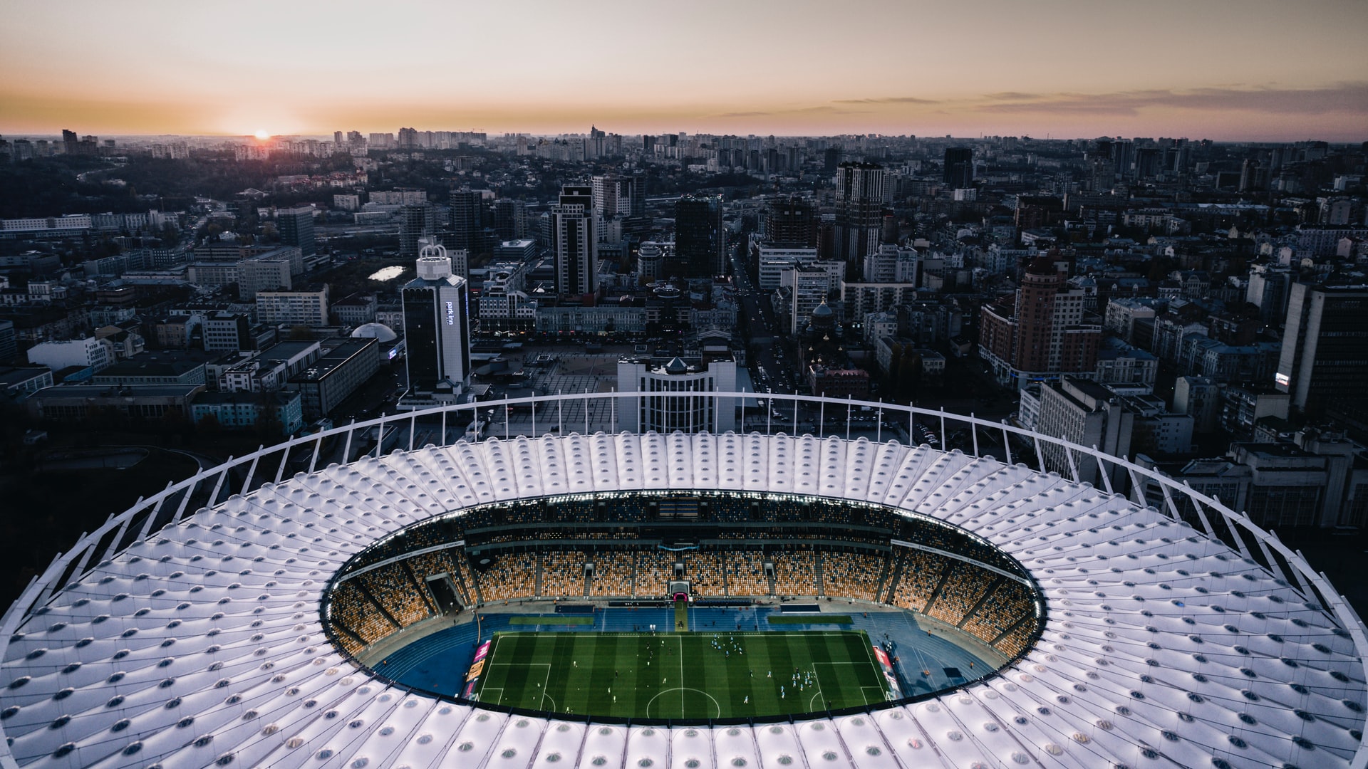 National Sports Complex Olimpiyskiy, the largest football stadium in Ukraine