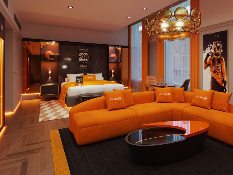 🏁 Stay Like McLaren: A Hilton Suite That Takes You Trackside