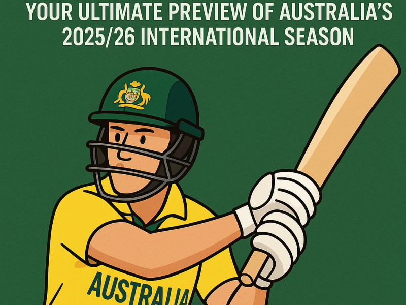The Summer of Cricket Is Here: Your Ultimate Preview of Australia’s 2025/26 International Season