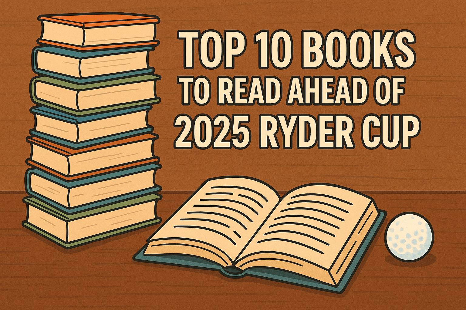 Top 10 Books to read ahead of the 2025 Ryder Cup