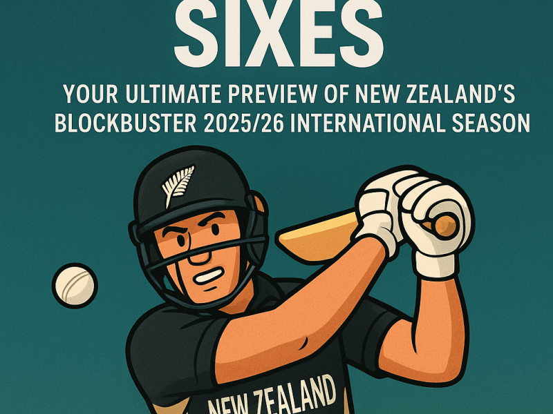 The Kiwi Summer of Sixes: Your Ultimate Preview of New Zealand’s Blockbuster 2025/26 International Cricket Season