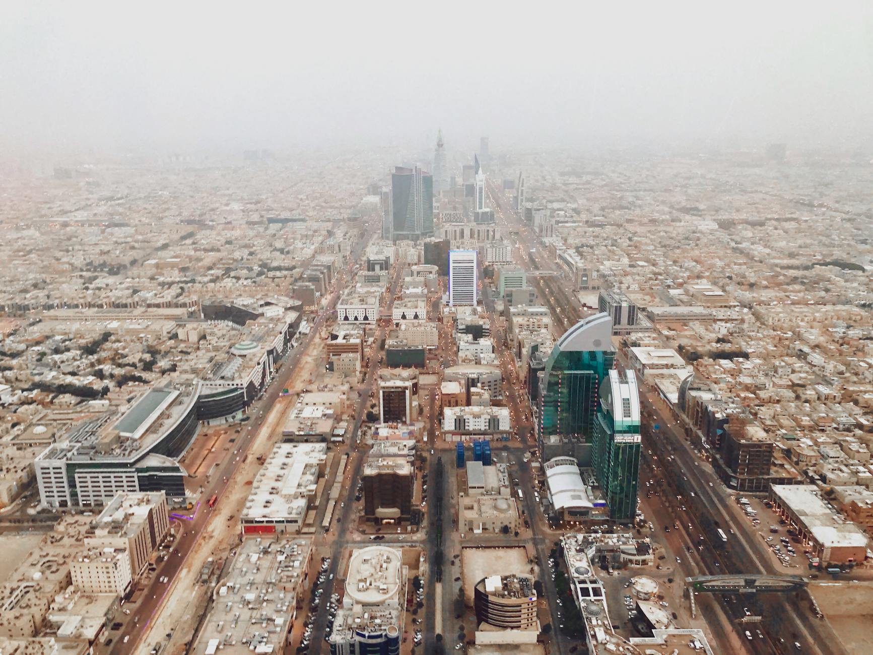 aerial fooge of a city