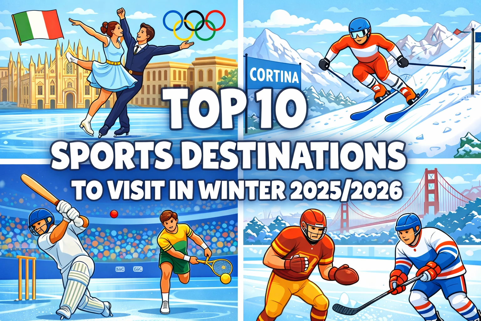 Top 10 sports destinations Winter 2025/2026