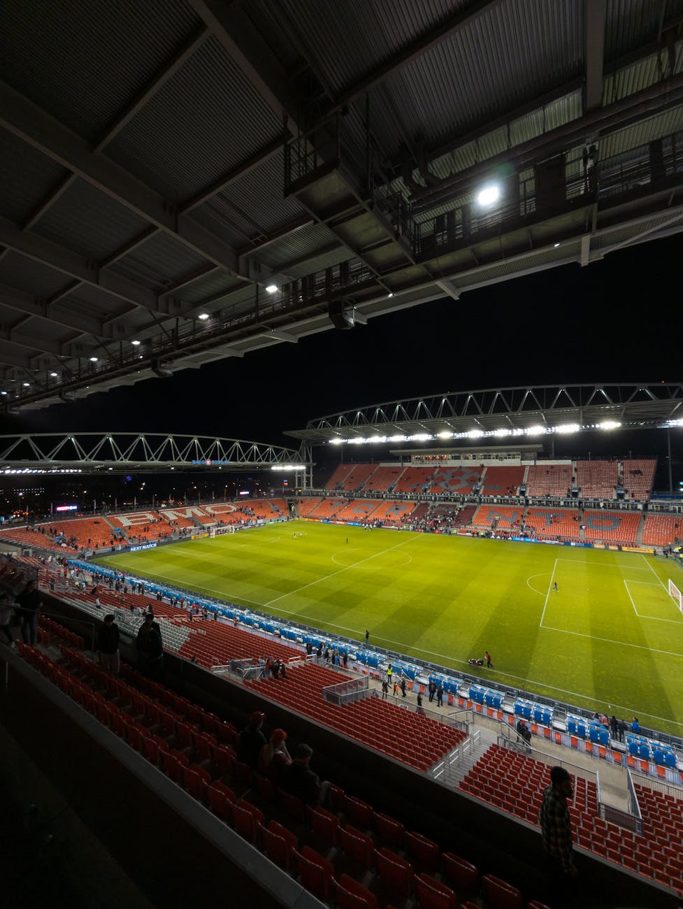 view of the bmo field at exhibition place in toronto ontario canada